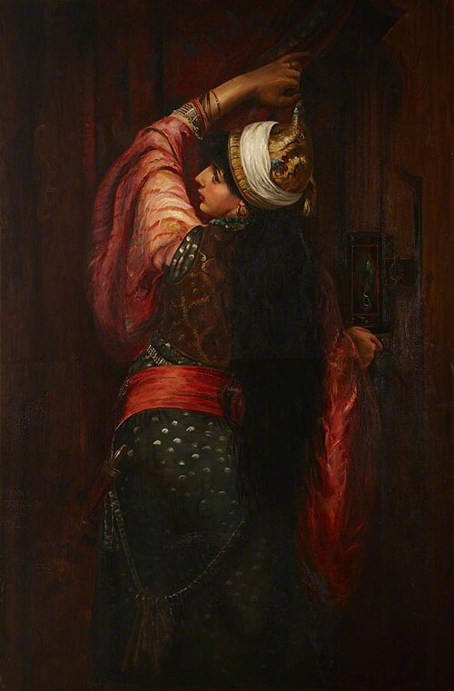 An Oriental Woman: Fatima (after John Frederick Lewis), 1892, Mary Cowie Nichols