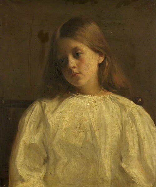 Girl in White Frock, , James Philip Sidney Streatfeild