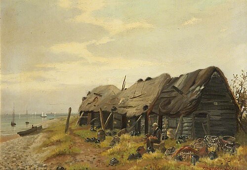 Lancashire Coast Scene, 1892, Spencer Leese