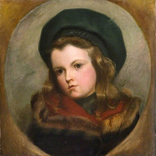 Portrait of a Young Girl in a Beret, 1890, Mary Hardy