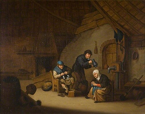 Dutch Interior with Figures, , Anthonie Victoryns