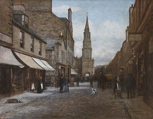 Falkirk High Street, 1893, James Scott Stewart