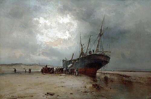 The Wreck of the 'Mexico', 1886, Emil Axel Krause