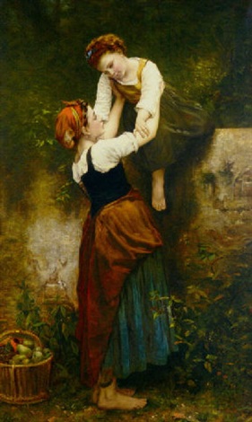 A helping hand, , Émile Auguste Hublin