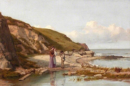 The Coast near Ryhope, Sunderland, 1863, James Stokeld