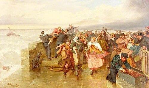 Last Man Ashore, 1865, James Stokeld
