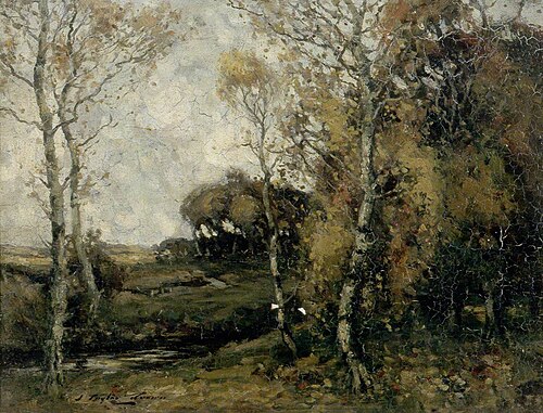 When Dead Leaves Flicker and Fall, 1900, James Taylor Brown