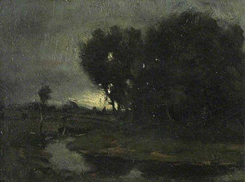 Moonlit River Landscape, , James Taylor Brown