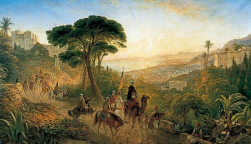 Scene in Algiers, 1862, James Trout Walton