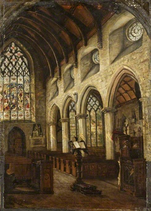 St Mary's, Cheltenham, Gloucestershire, 1866, Emily Sophia Readshaw