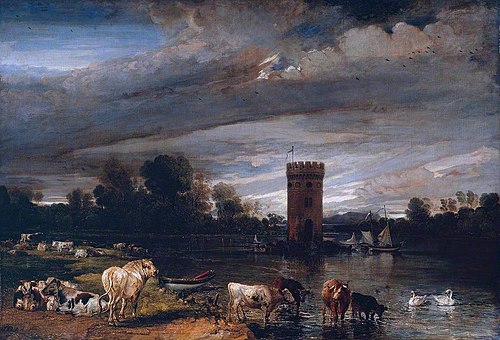 View in Tabley Park, 1815, James Ward