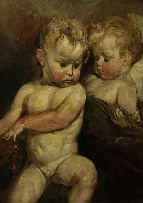 Two child studies, 1812, James Ward