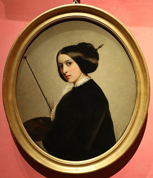 Autoportrait, 1865, Emma Gaggiotti-Richards