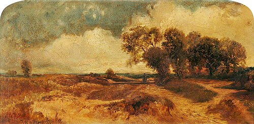 A Sandy Lane, 1870, James William Walker