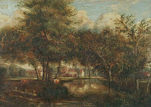 Back River, Heigham, Norwich, 1876, James Woolmer Pigg