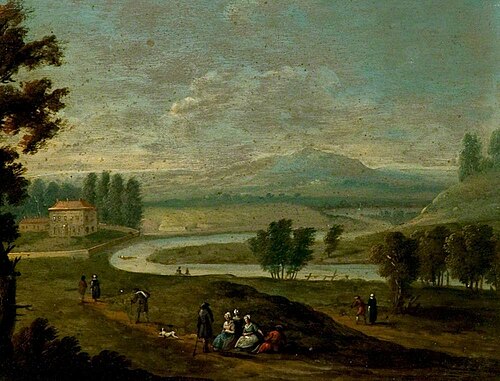A River Landscape, 1771, Antoine-François Vernet