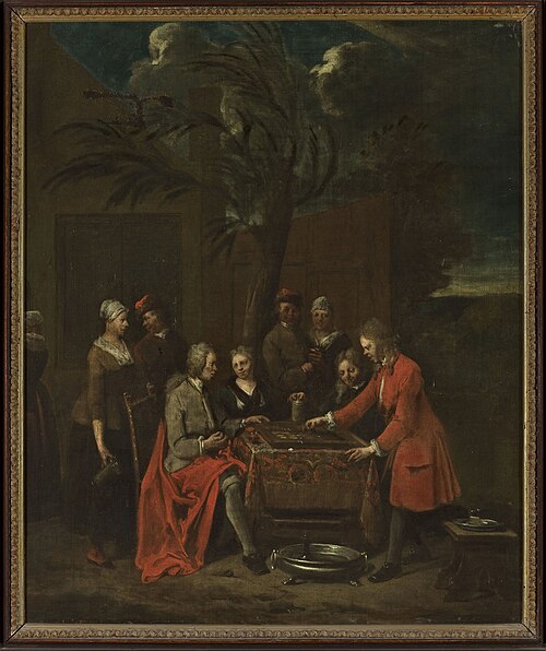 Company playing, , Jan Baptist Lambrechts