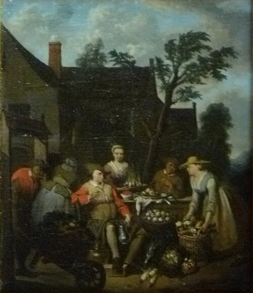 Vegetable Market, , Jan Baptist Lambrechts