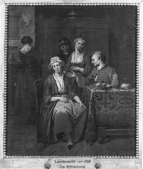 Die Mahlzeit, 1705, Jan Baptist Lambrechts