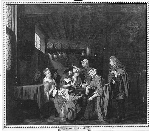 Teegesellschaft, 1705, Jan Baptist Lambrechts