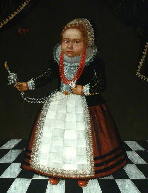 Portrait of a Child with a Coral Necklace, 1636, Jan Claesz
