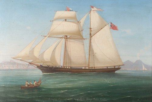 The Schooner Belle of the Plym, 1872, 