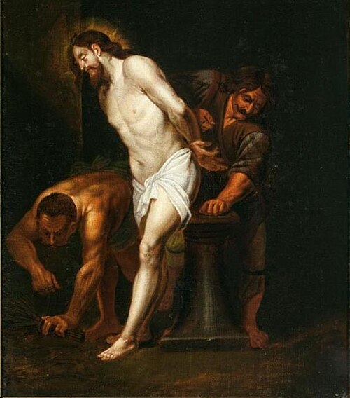 The flagellation of Christ, , Jan Thomas van Kessel