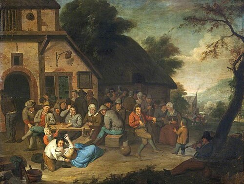 A Kermesse, 1749, Jan Thomas van Kessel