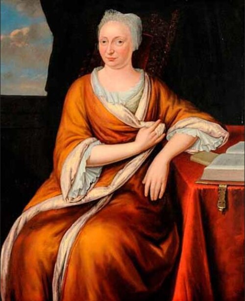 Portrait of Isabella (or Anna) van Weningen (Wenichem), 1720, Jan Thomas van Kessel