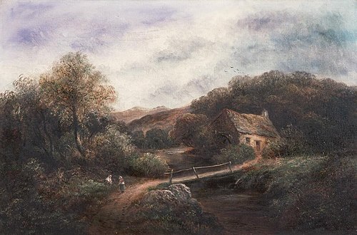 Old Pandy Mill, Dolgellau, 1890, Erasmus Walter Ellis