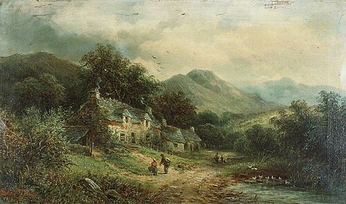 Cottage at Dolgellau, 1890, Erasmus Walter Ellis