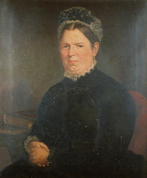 Margaret Hughes of Plas Bach, Bodorgan, 1884, William Williams
