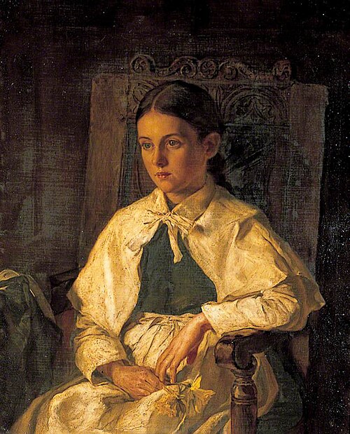 Portrait of a Girl in the Costume of Dr Woodward's School, Maidstone, , Jane Day