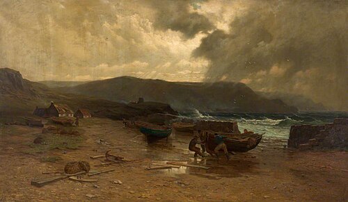 Squally Weather, Coast of Guernsey, , Arnold Helcke