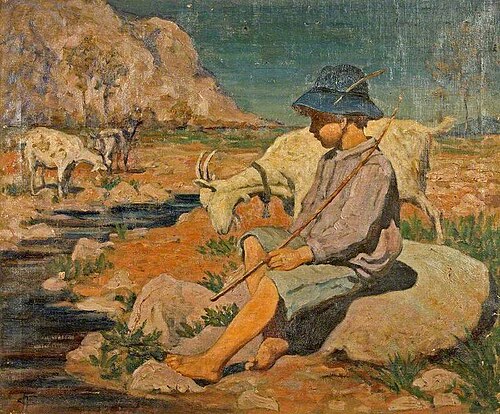 A Boy with Three Goats, , Janet C. Fisher