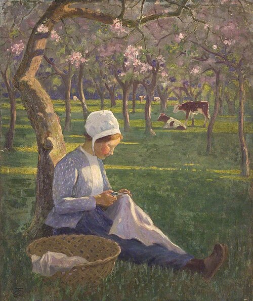 In the Orchard, 1900, Janet C. Fisher