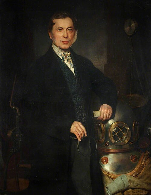 Augustus Siebe (1788–1872), 1859, Ernest August Becker