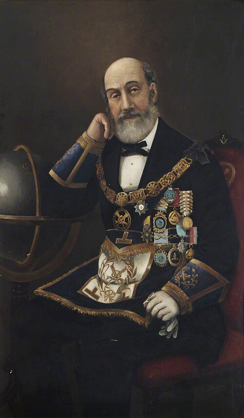 John Morant Hervey (1805–1880), Grand Secretary (1868–1880), 1875, Ernest de Gleichen von Tettenborn