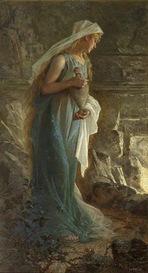 Mary Magdalene Coming to the Sepulchre, 1899, Janette Catherine Russell