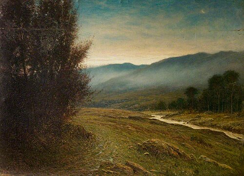 Dawn on a Rosshire River, 1913, Arthur Burchett