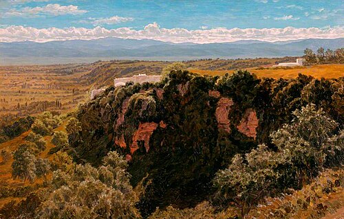 Wooded Cliff near Algiers, 1873, Arthur Ditchfield