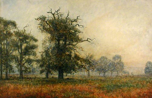 Richmond Park, 1913, Arthur George Bell