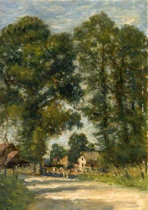 Lane near Burton, Dorset, , Arthur George Bell