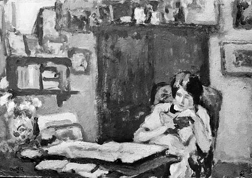 Intérieur", 1911, Jean Laurent Challié