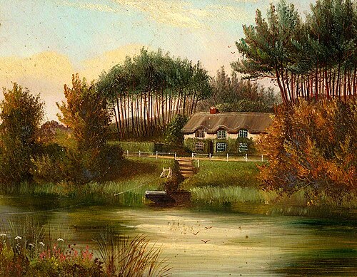 View of Blackwater Ferry on the River Stour, Dorset, , Arthur Henry Davis