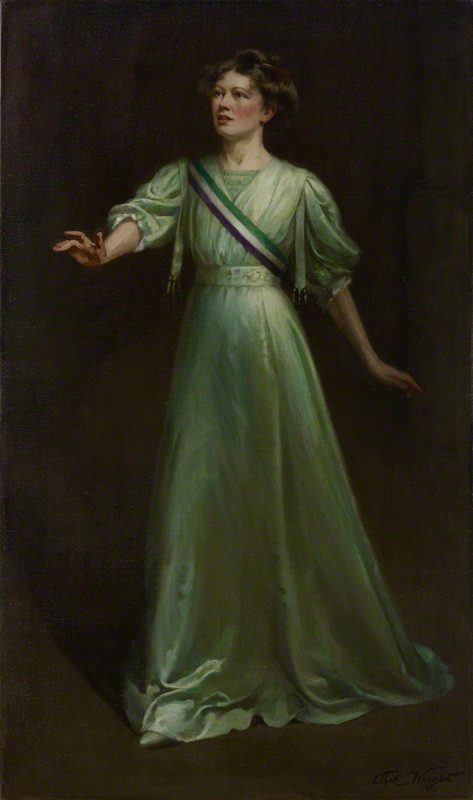 Dame Christabel Pankhurst, 1909, Ethel Wright