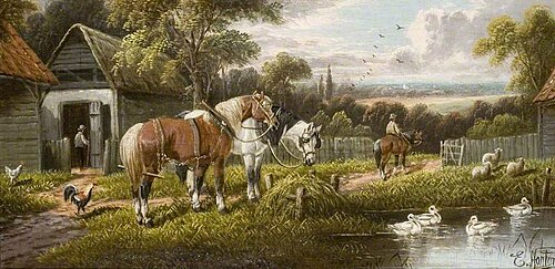 Pastoral Scene, , Etty Horton