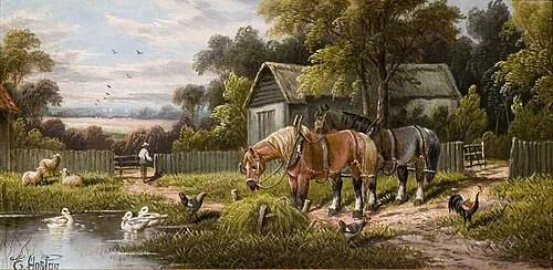 Pastoral Scene, , Etty Horton