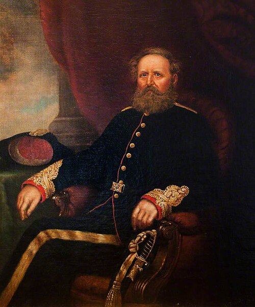 Richard Mansell Ozanne (c.1798–1863), Barrack Master (1860–1862), 1860, Jean Taudevin