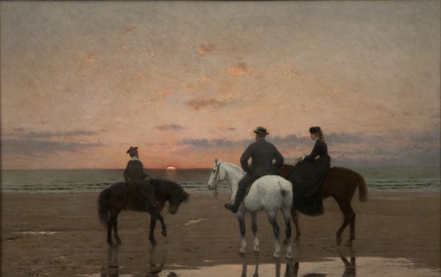 Three Riders at the Sea, 1882, Jean-Maxime Claude
